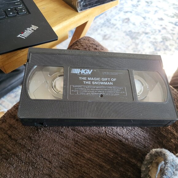 Magic Gift of the Snowman VHS Tape Christmas GUC HGV VIDEO GUC SEE PICTURES - Picture 3 of 3